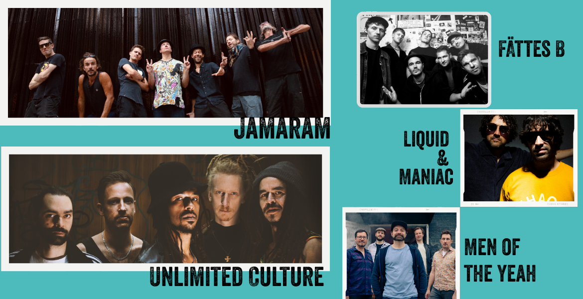 Tickets Jamaram,  Unlimited Culture, Fättes B, Liquid & Maniac, Men of the Yeah in Ottering / Moosthenning